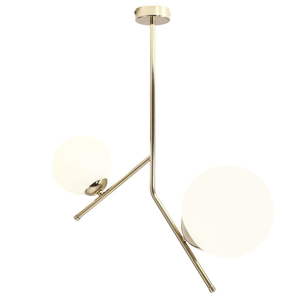 SELSEY Lampa wisząca Pipeally x2 złota