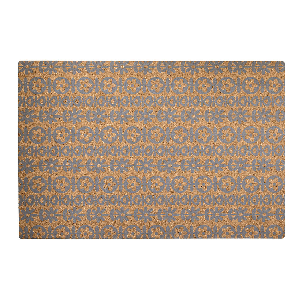 SELSEY Podkładka pod talerz Bloomingville Nekor korkowa szara długość 45 cm