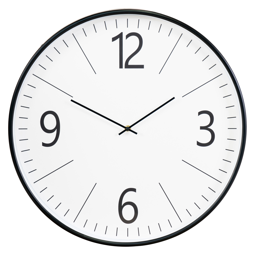 SELSEY Zegar ścienny Picupavely średnica 51 cm biało-czarny