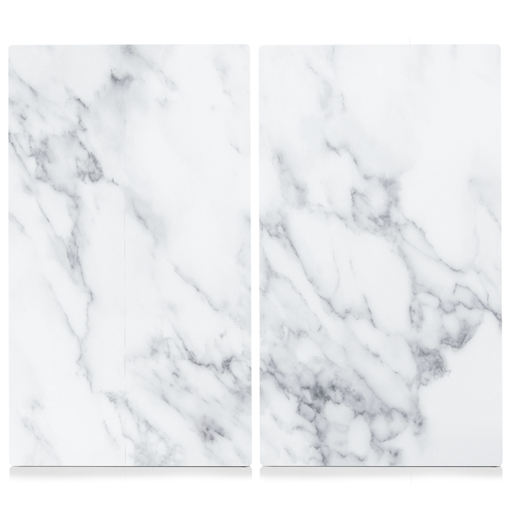 SELSEY Zestaw desek do krojenia Stonne ze szkła marmur