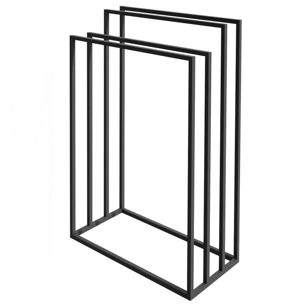 SELSEY Wieszak na ręczniki Edalv stojący czarny