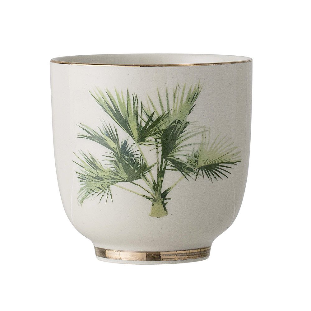 SELSEY Kubek Bloomingville Neruka z kamionki zielony