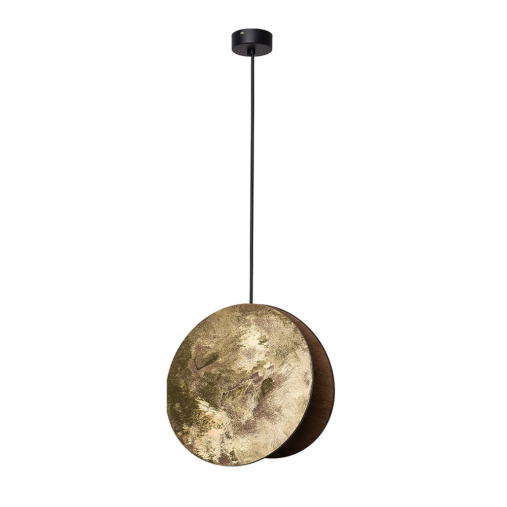 SELSEY Lampa wisząca Wheel złota 9028