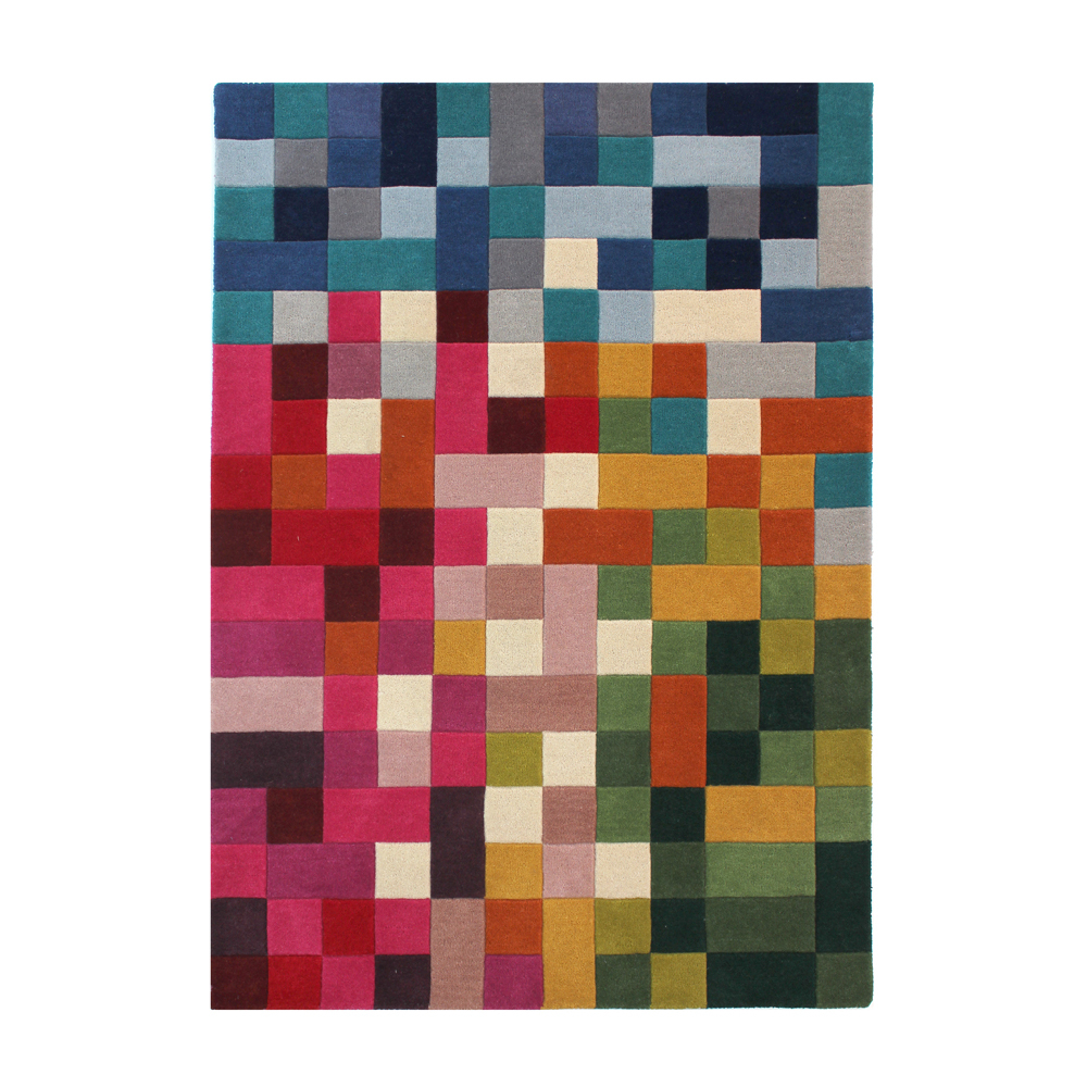 SELSEY Dywan wełniany Lucea wielokolorowy