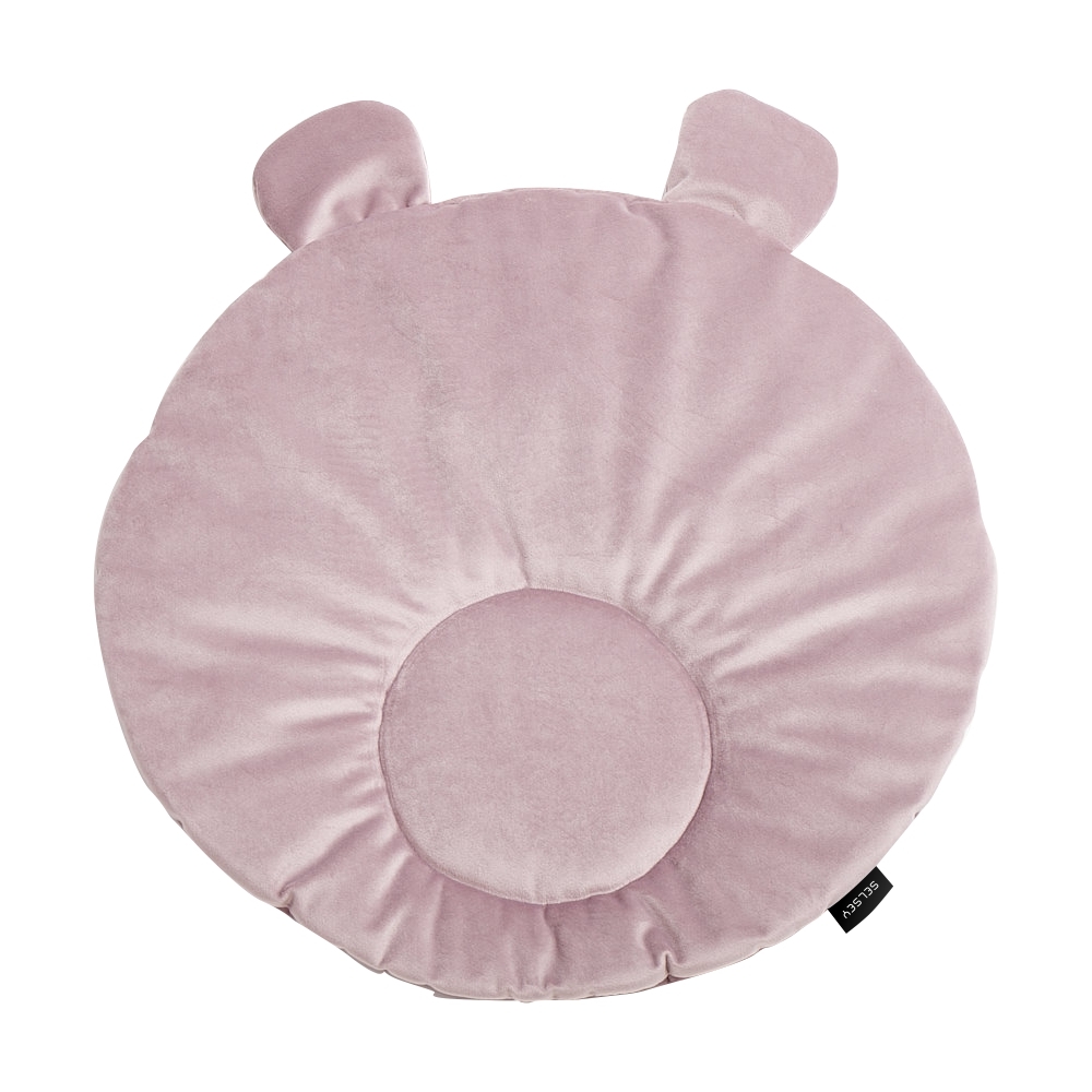 SELSEY Dywanik dziecięcy Cozie 80x80 cm w kształcie misia liliowy