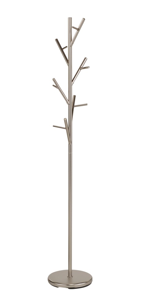 SELSEY Wieszak wolnostojący Groveld 170 cm stal niklowana