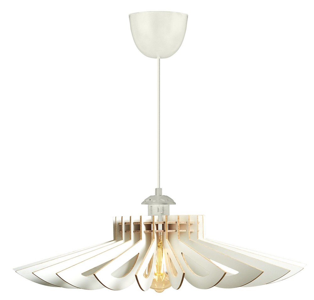 SELSEY Lampa wisząca Monoveng średnica 52 cm biała