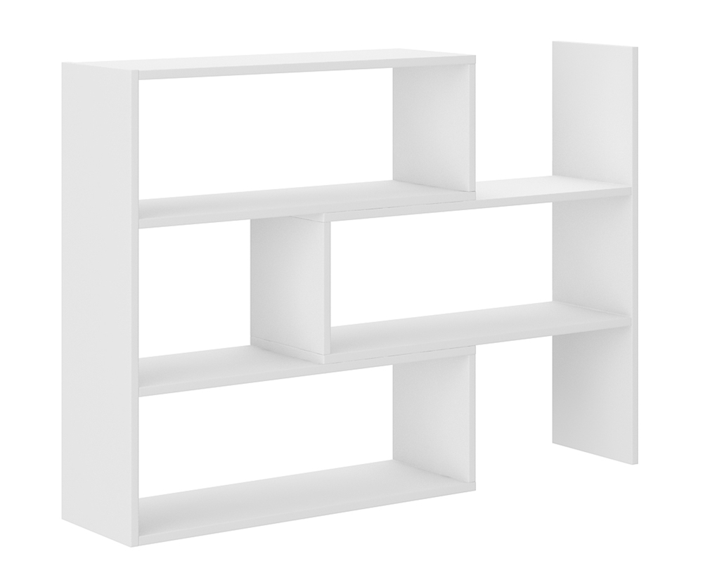 SELSEY Regał otwarty Mabbio 125 cm biały