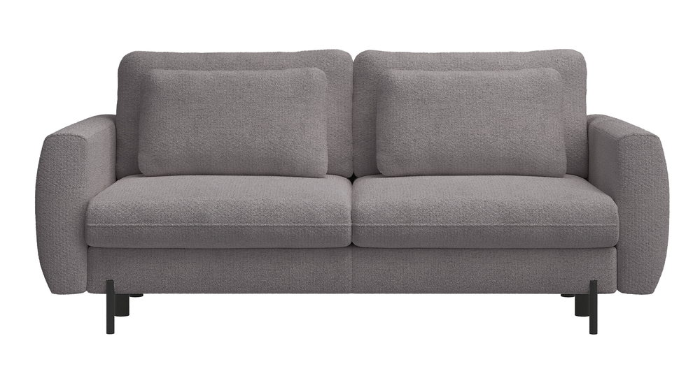 SELSEY Kanapa rozkładana trzyosobowa Rane z pojemnikiem szarobeżowa szenil hydrofobowy