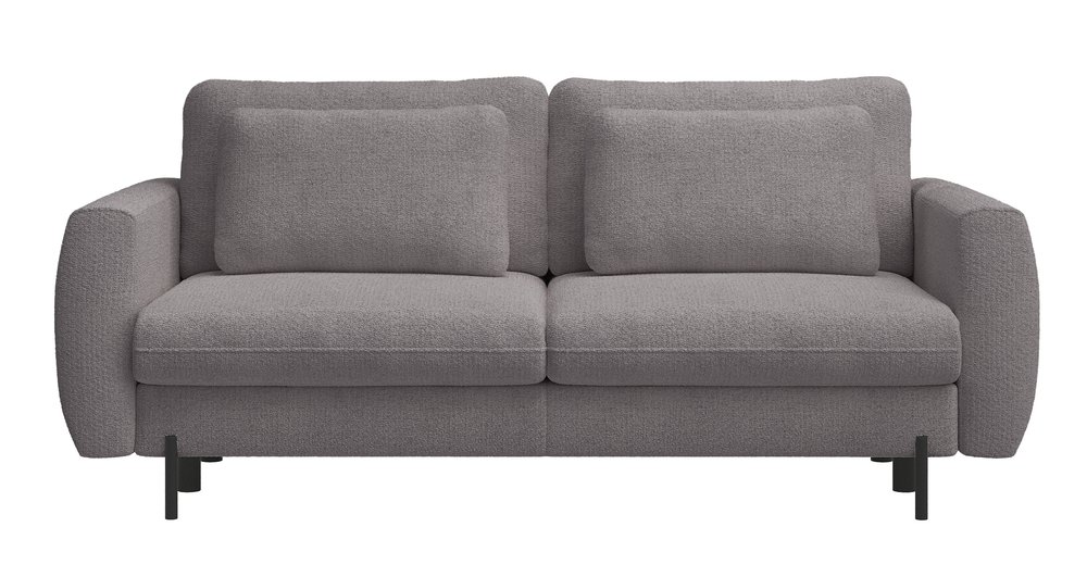 SELSEY Kanapa rozkładana trzyosobowa Rane z pojemnikiem szarobeżowa szenil hydrofobowy