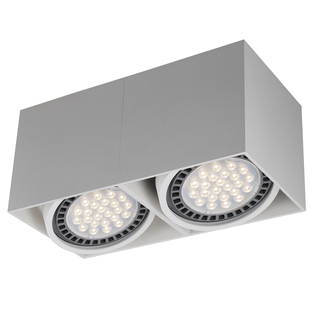 SELSEY Spot Gabella biały x2 26,4x13,2 cm