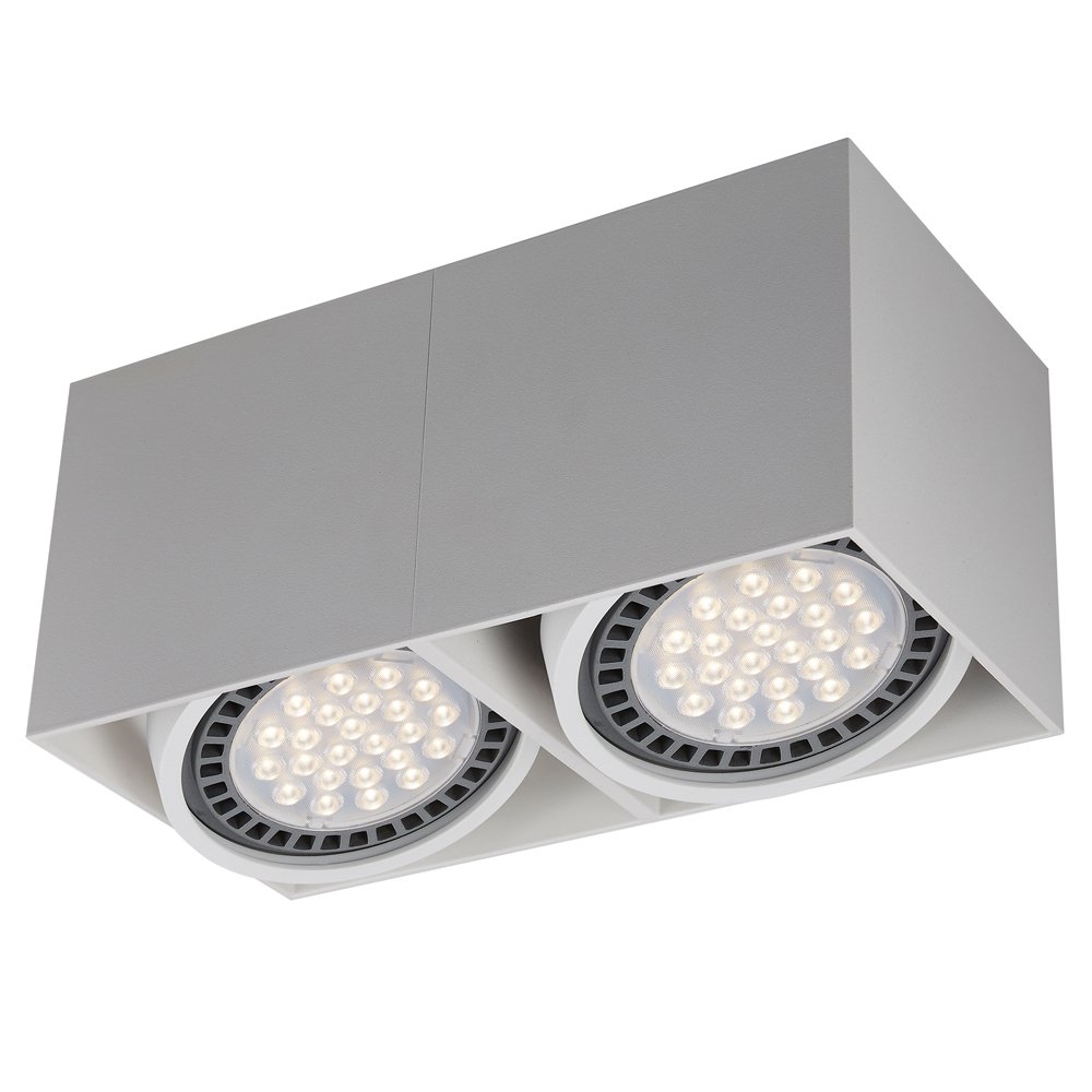 SELSEY Spot Gabella biały x2 26,4x13,2 cm