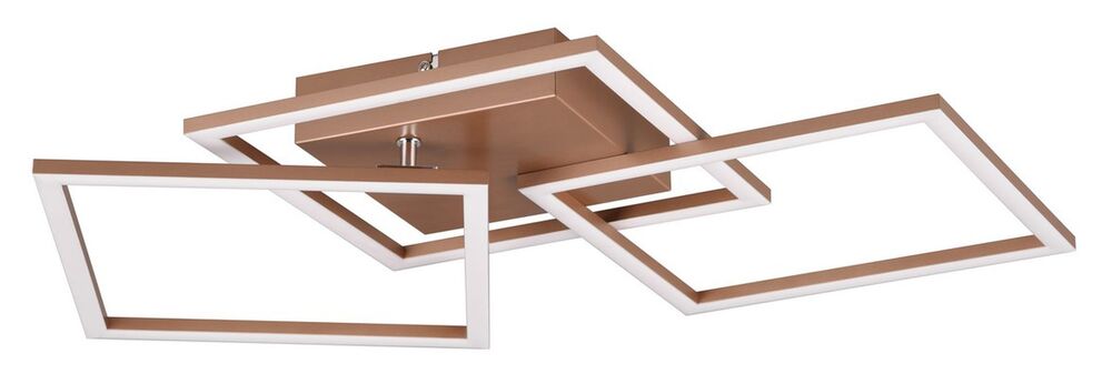 SELSEY Plafon Trail LED brązowy