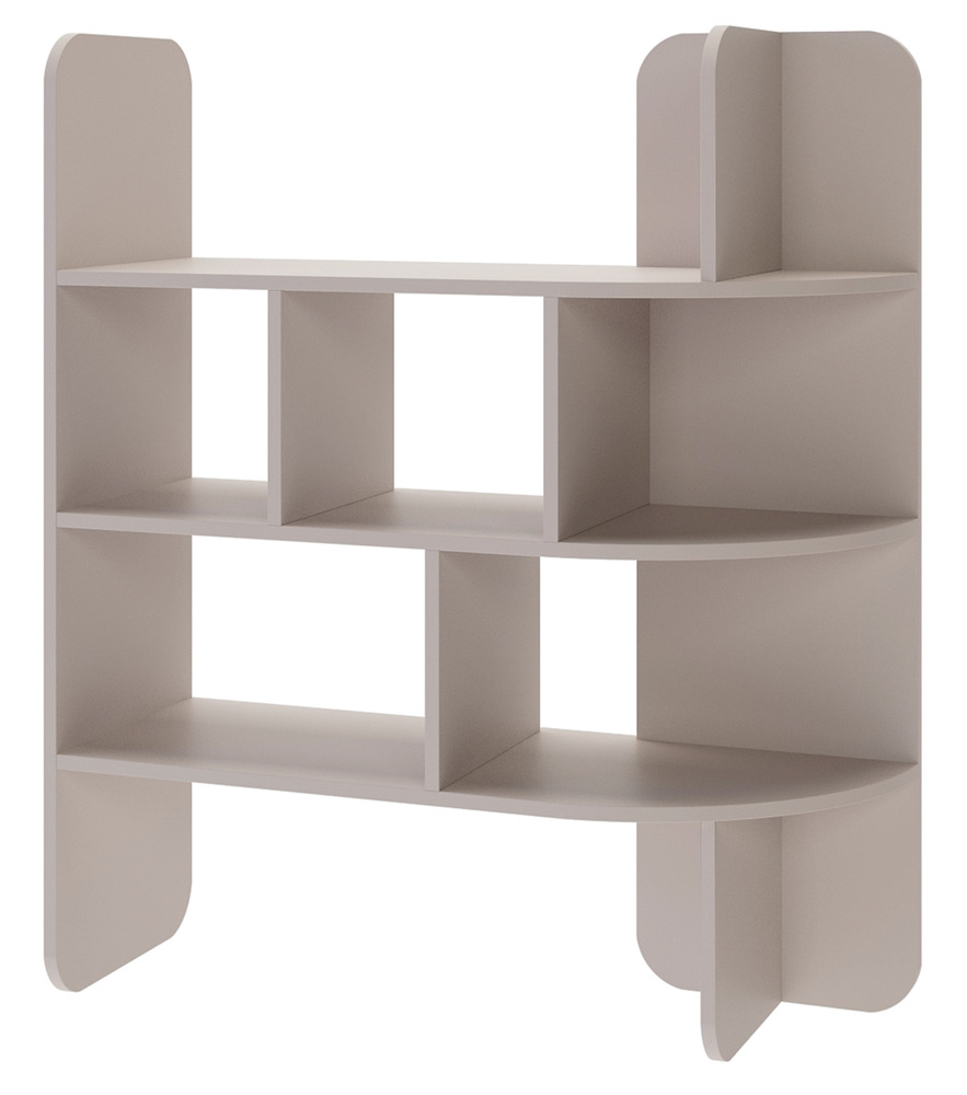 SELSEY Regał Contle 102 cm niski beż piaskowy