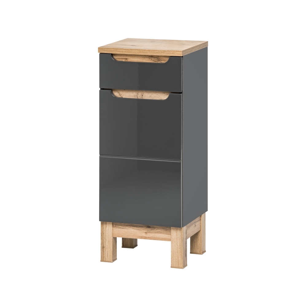 SELSEY Półsłupek łazienkowy Jakkarta grafitowy