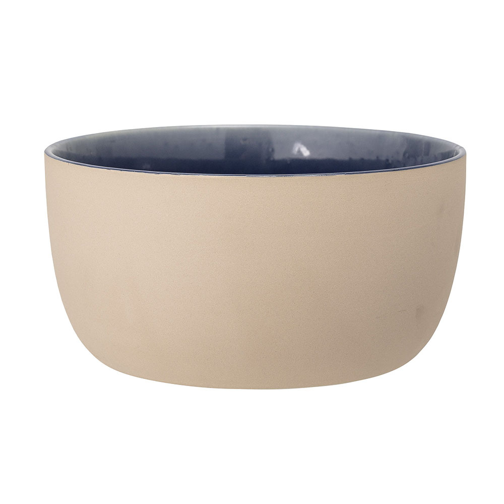 SELSEY Misa Bloomingville Lodio z kamionki niebieska średnica 20 cm