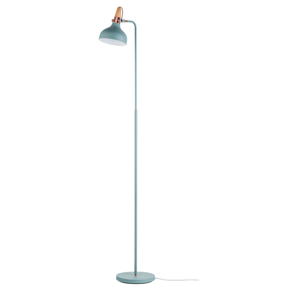 SELSEY Lampa podłogowa Nibbler 158 cm delikatna zieleń