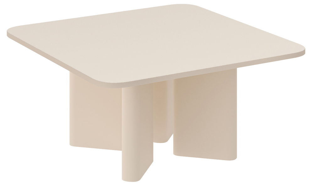 SELSEY Stolik kawowy Rallity 80x80 cm cappuccino mat