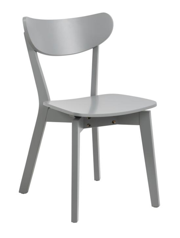 SELSEY Krzesło drewniane Gemirro jasnoszare