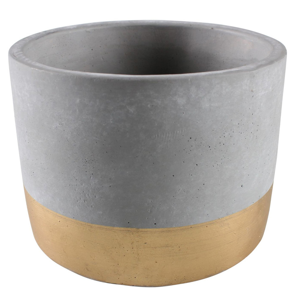 SELSEY Osłonka na doniczkę Ivia cementowa 14 cm