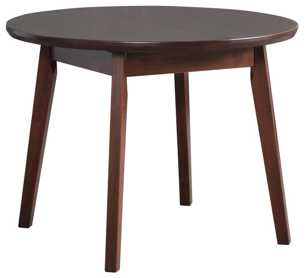 SELSEY Stół drewniany do jadalni rozkładany Talinder 100-130x100 cm orzech