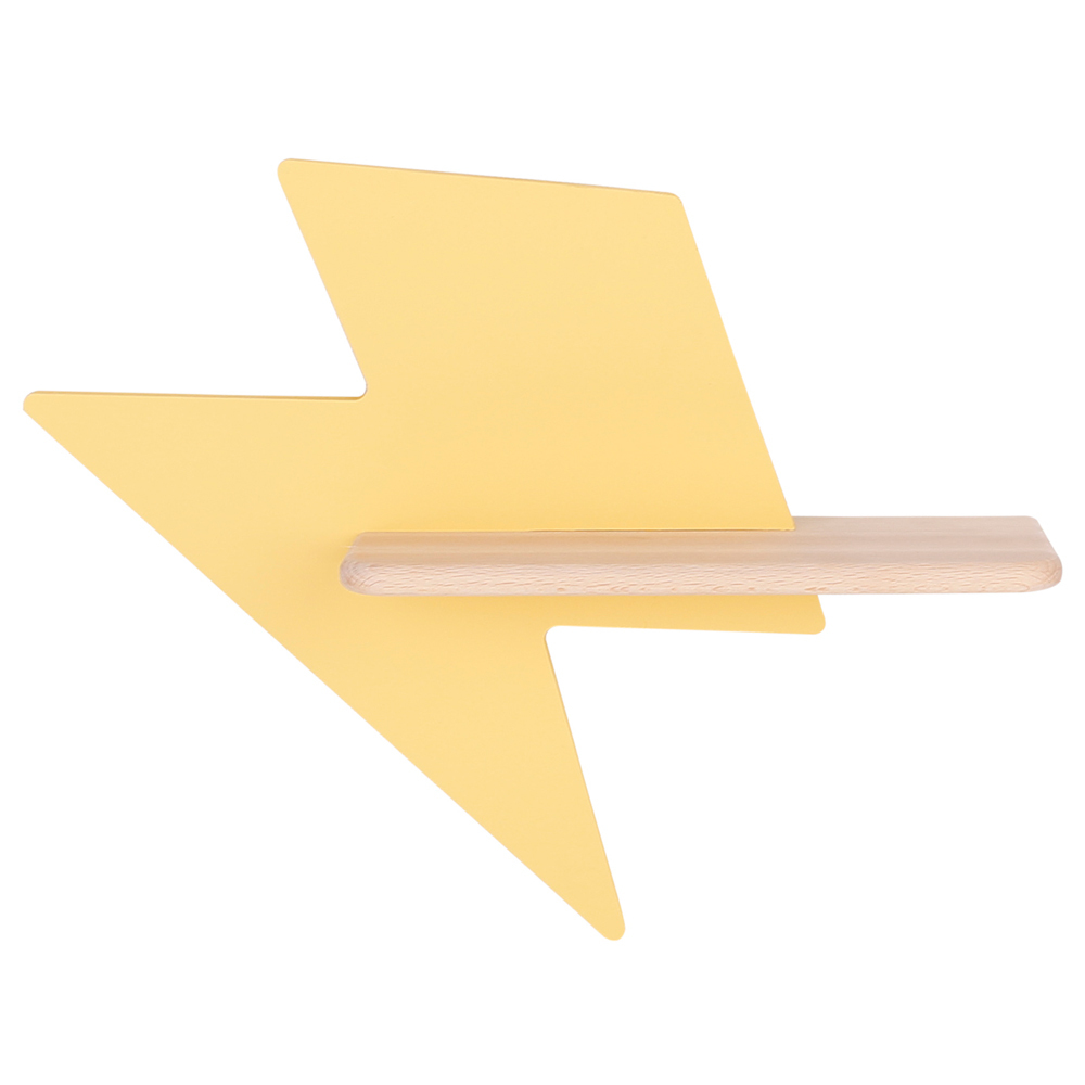 SELSEY Kinkiet ścienny do pokoju dziecięcego Dreamie błyskawica żółty