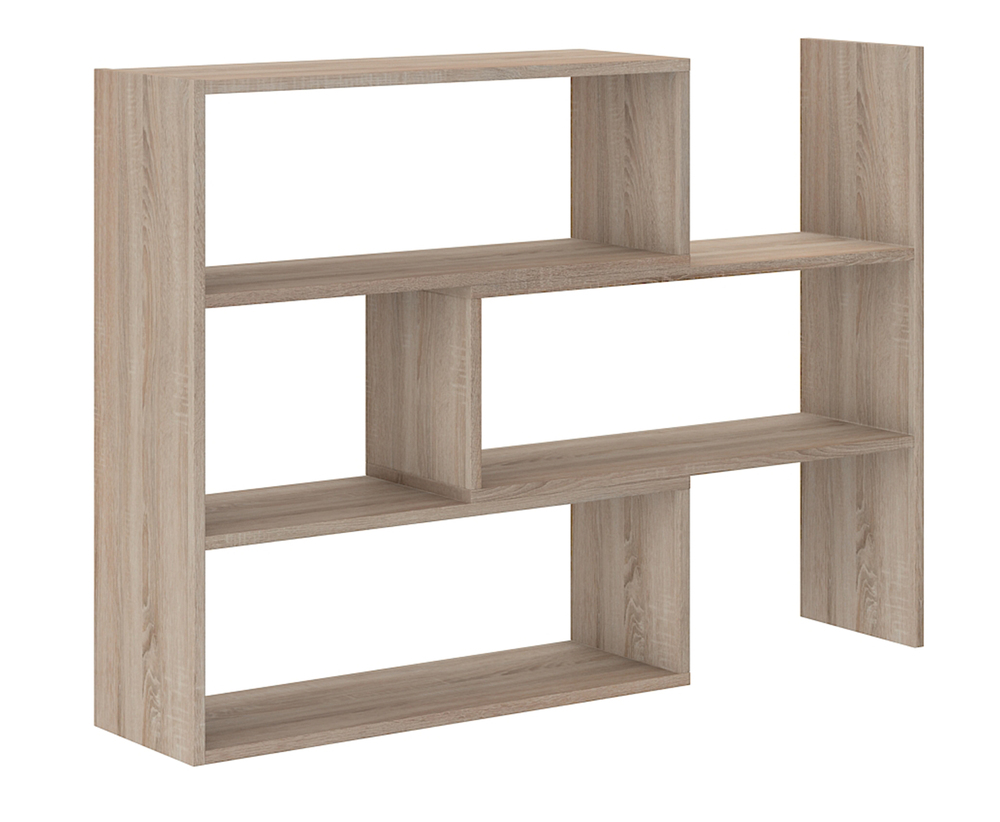 SELSEY Regał otwarty Mabbio 125 cm dąb sonoma