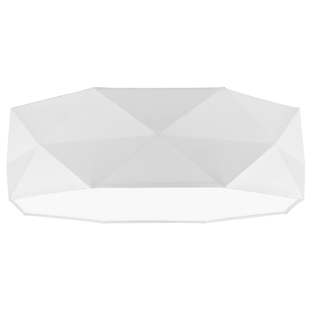 SELSEY Plafon sufitowy Konte średnica 52 cm biały