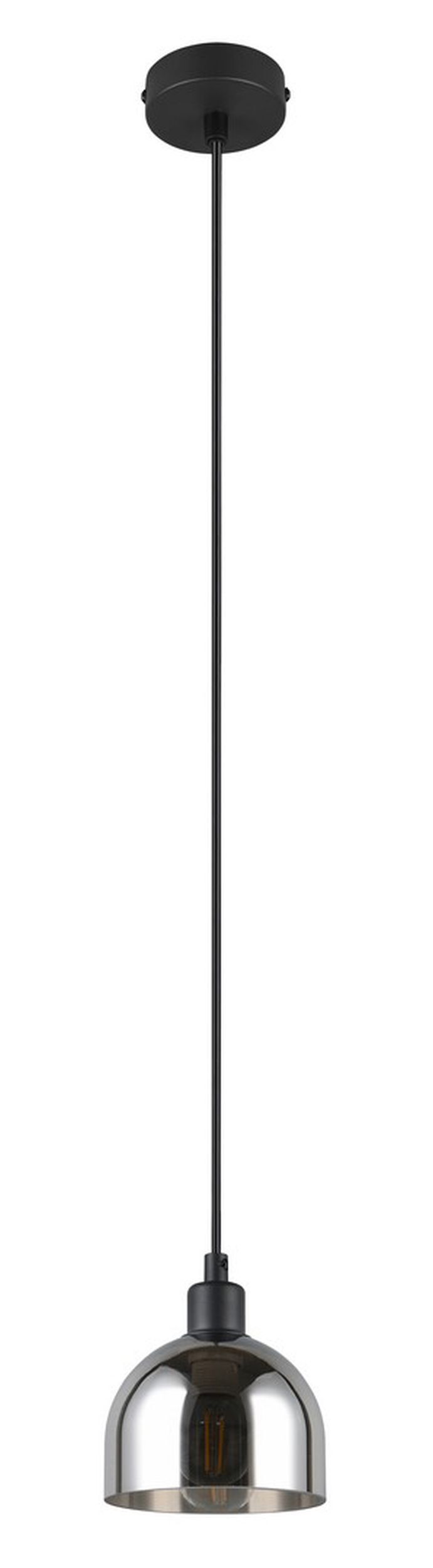 SELSEY Lampa wisząca Molly x1 czarna