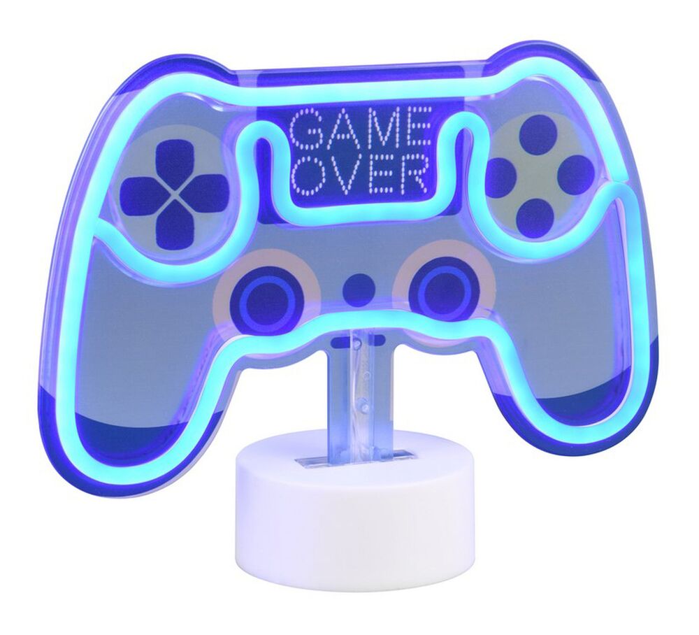 SELSEY Lampa stołowa Control LED niebieska