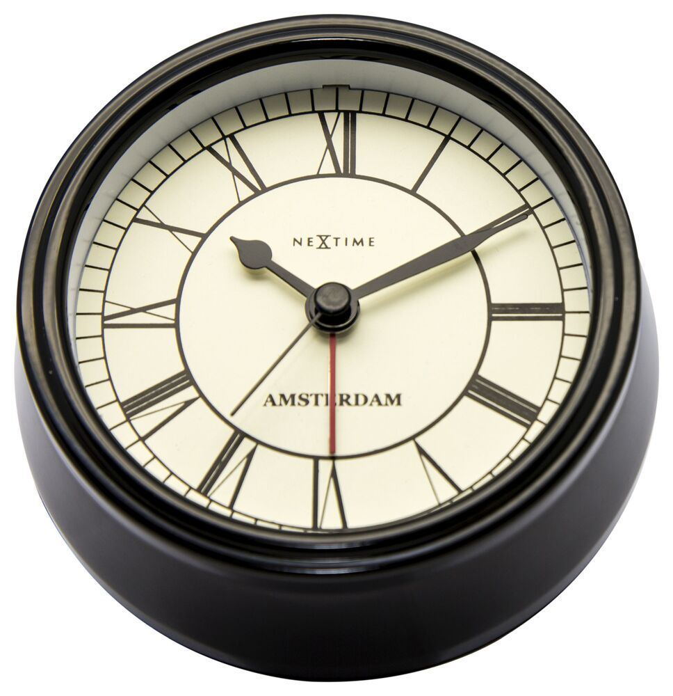 SELSEY Zegar stojący Amsterdam 11 cm czarny