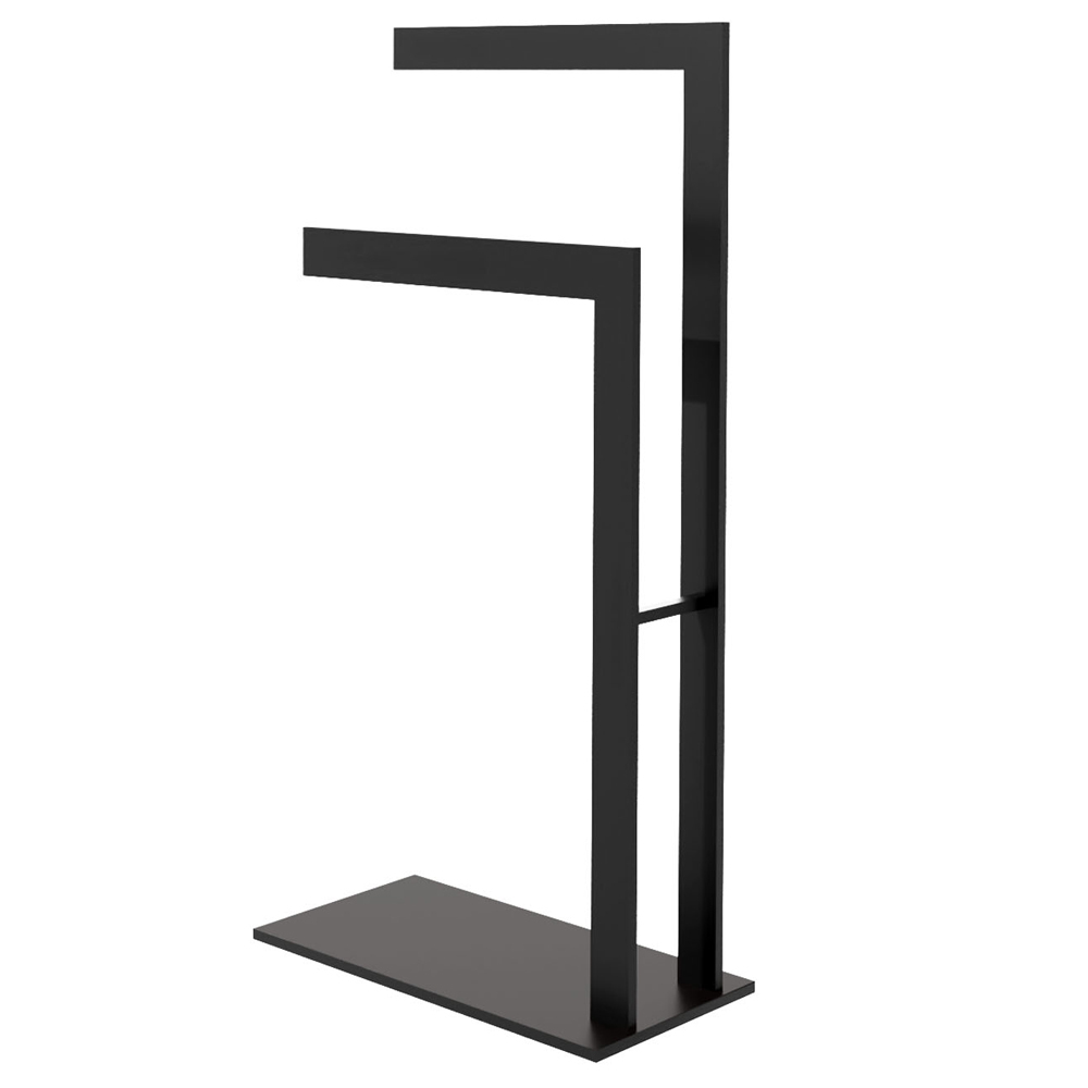 SELSEY Wieszak na ręczniki Excelee stojący czarny