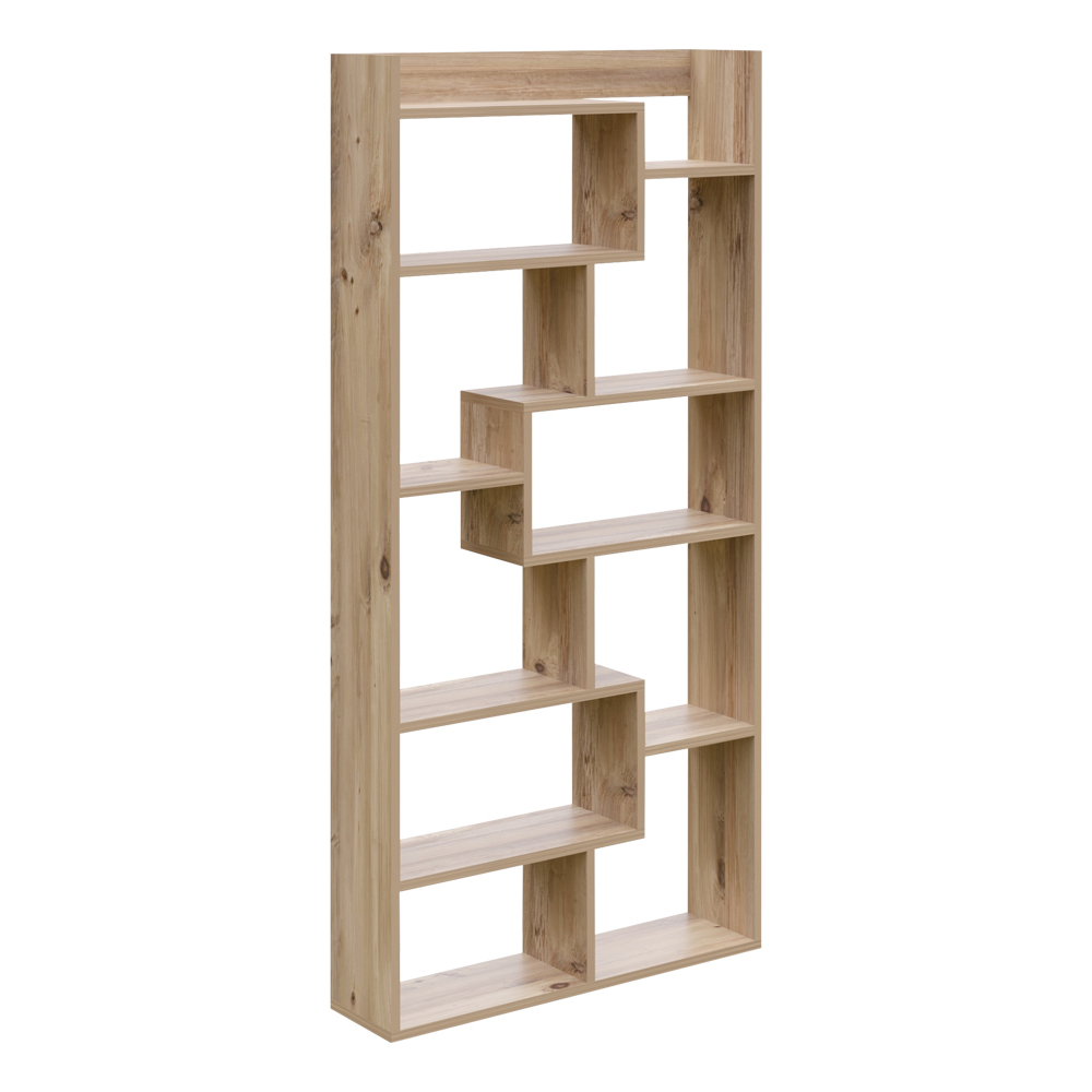 SELSEY Regał na książki Katpe z wieloma półkami sosna