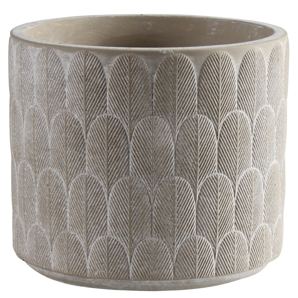 SELSEY Osłonka na doniczkę Rugi cementowa 16 cm