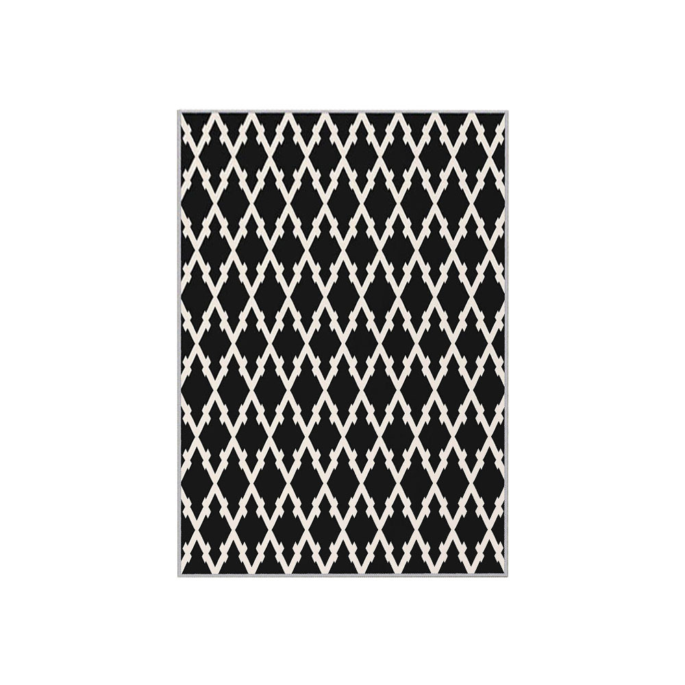 SELSEY Dywan nowoczesny Visapper 80x120 cm biało-czarny