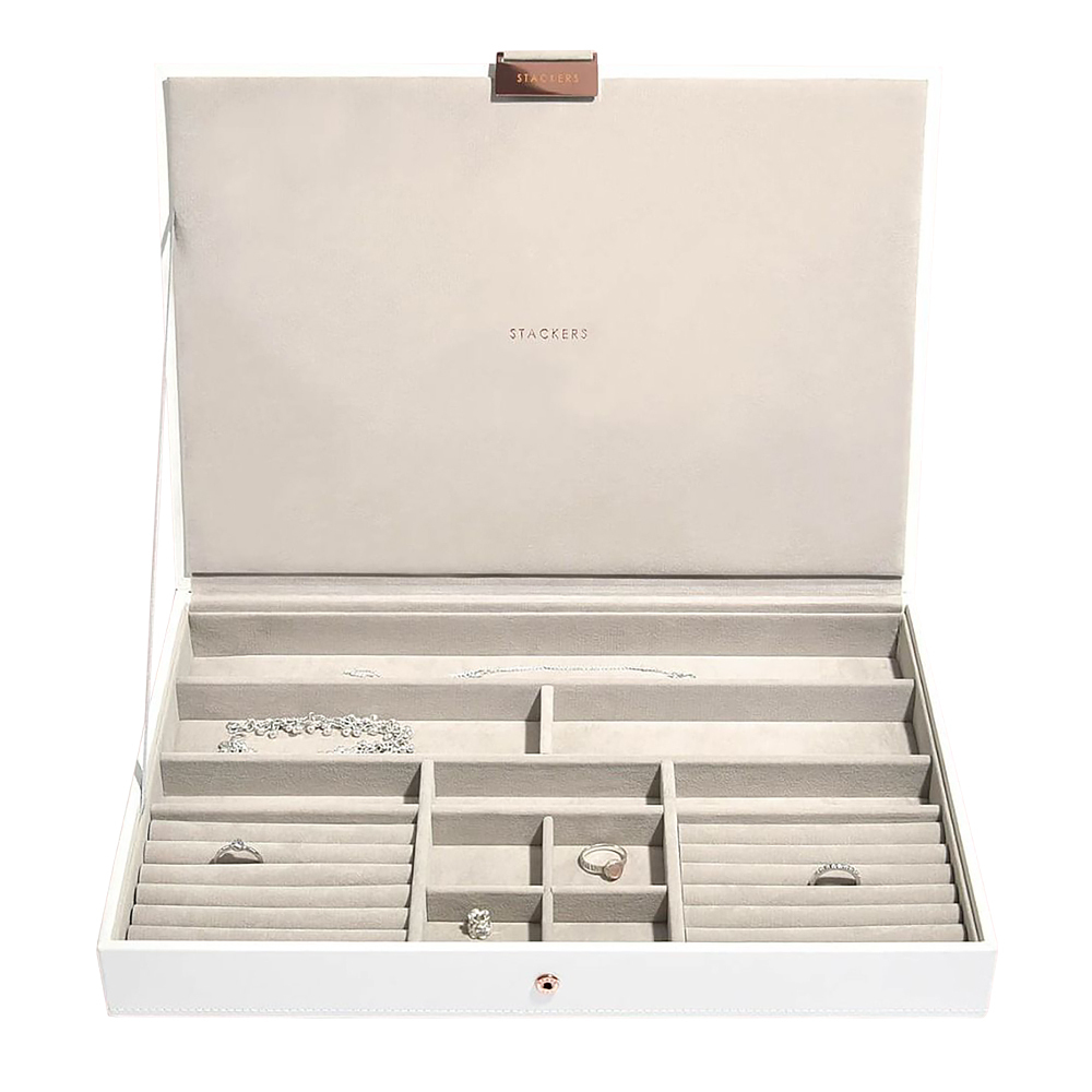 SELSEY Szkatułka na biżuterię Supersize Jewellery Box biała