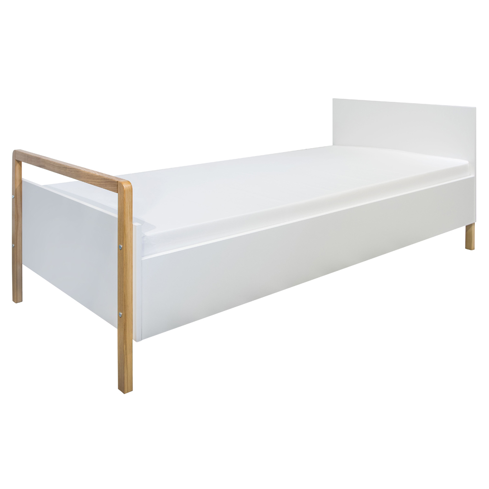 SELSEY Łóżko dla dzieci Viotte z materacem białe