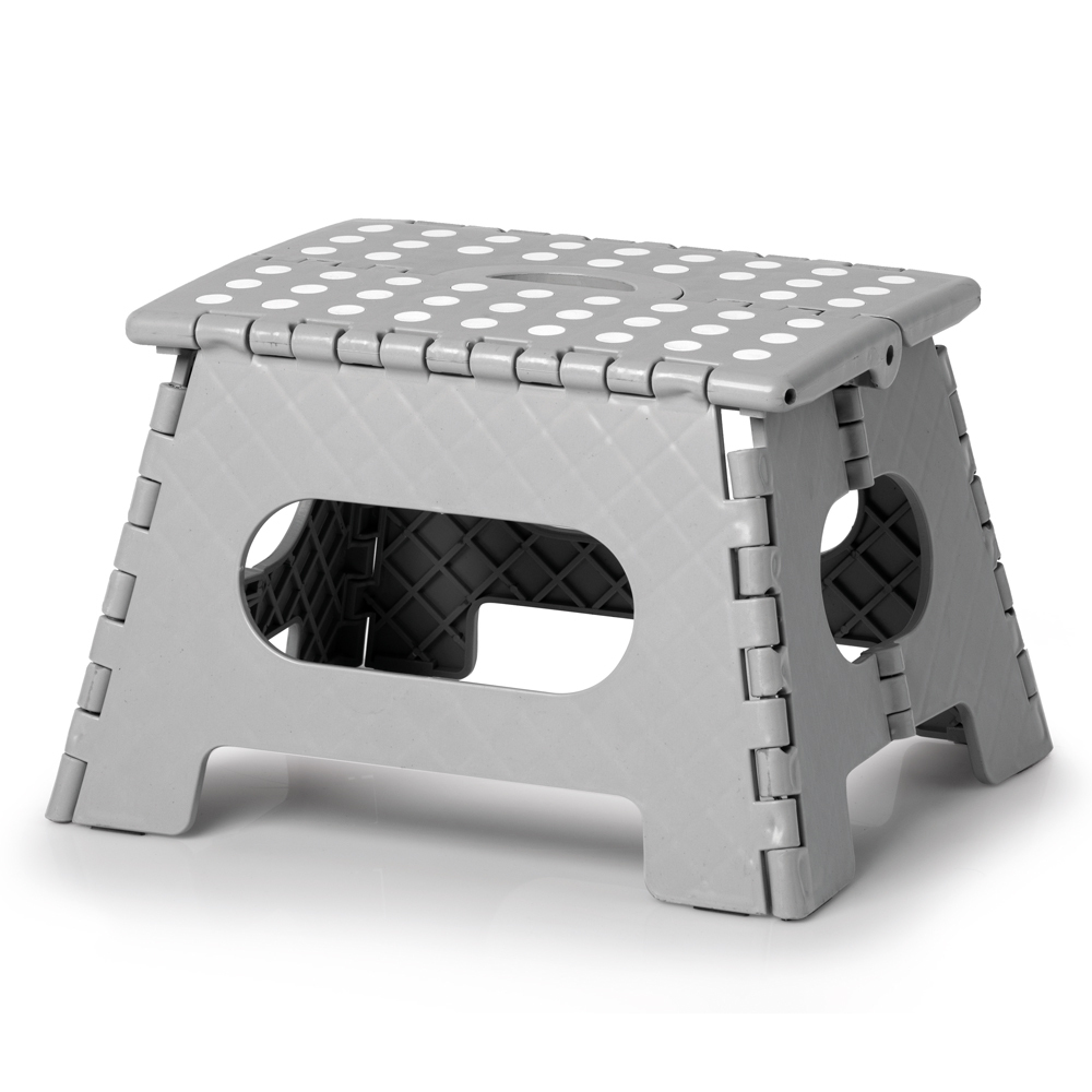 SELSEY Stołek do kuchni Hinda składany szary