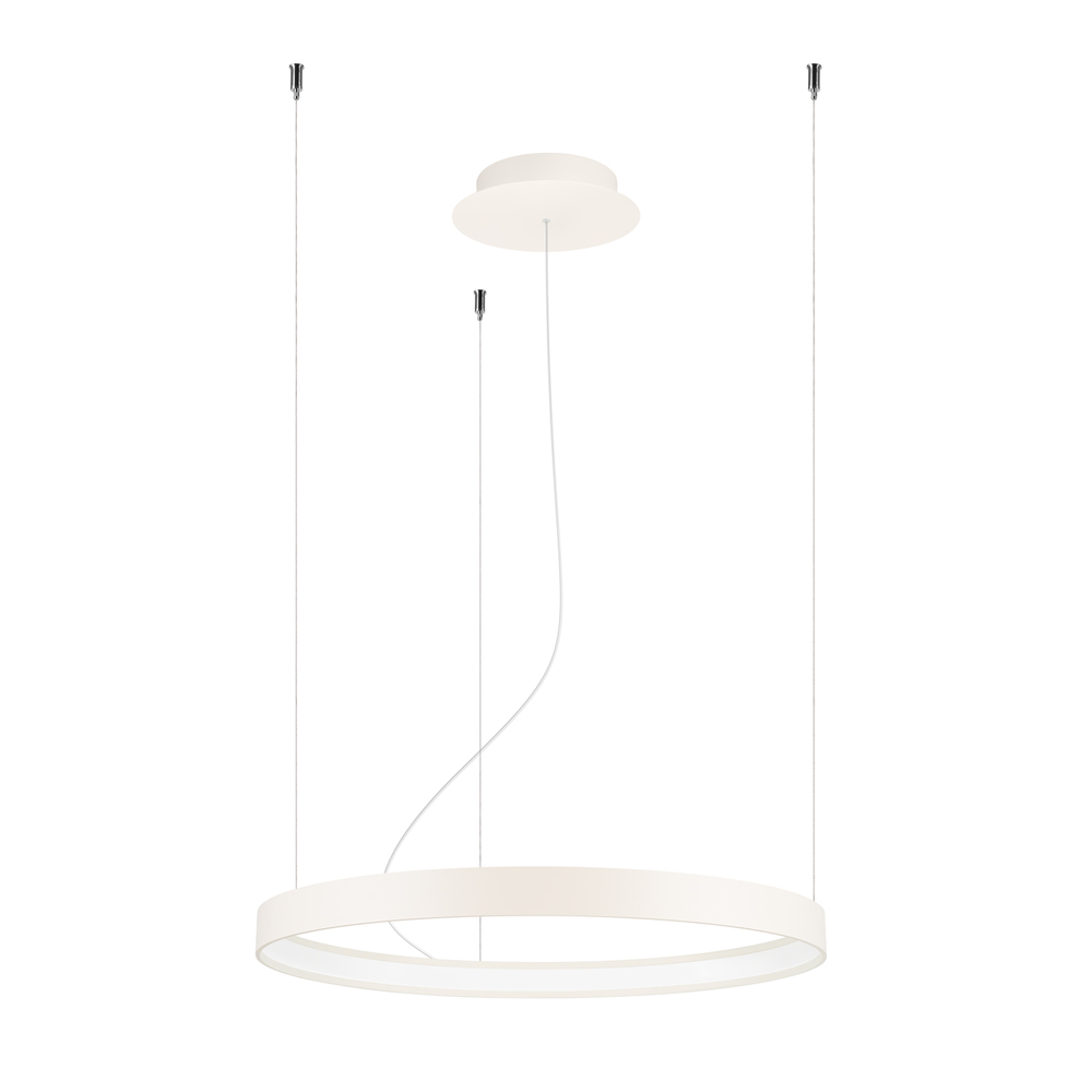 SELSEY Żyrandol Rio LED 55 cm beżowy 3000K