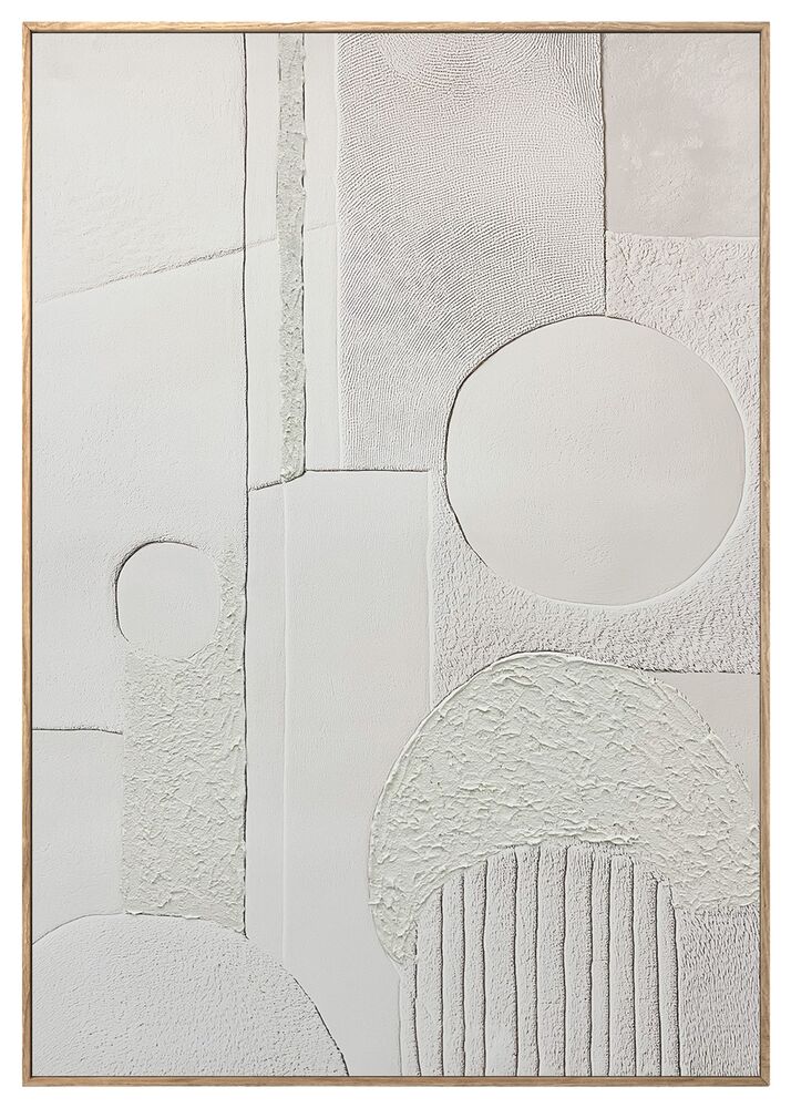 SELSEY Obraz w ramie Landscape 100x70 cm z ręcznie malowanymi elementami