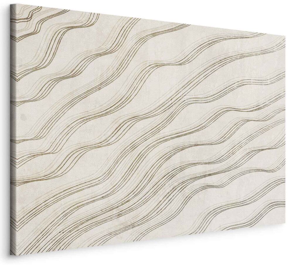 SELSEY Obraz Beżowe fale pustyni 90x60 cm