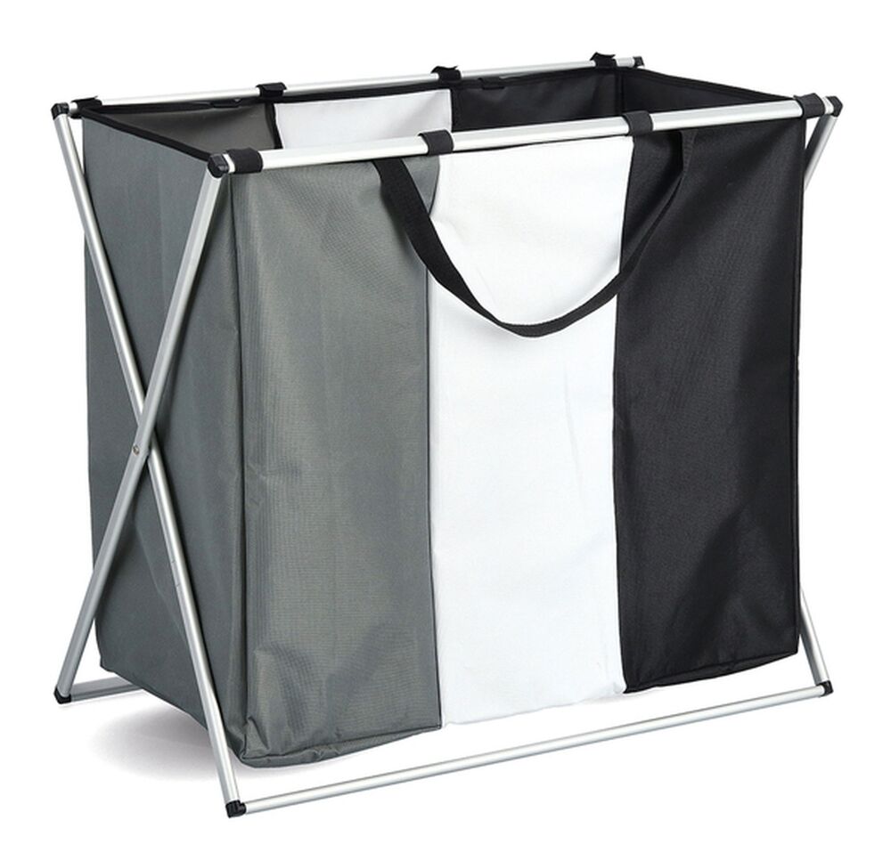 SELSEY Kosz na pranie Croolat trójkomorowy