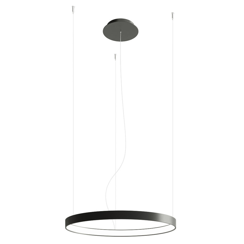 SELSEY Żyrandol Retore średnica 55 cm 3000K czarny