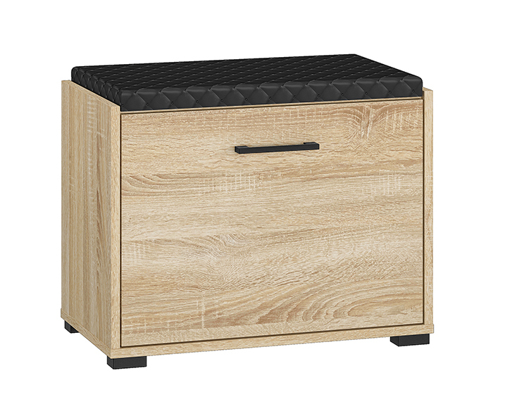 SELSEY Szafka na buty Mafro z siedziskiem 60 cm Sonoma jasna