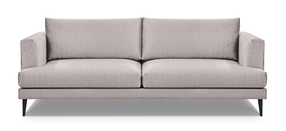 SELSEY Sofa trzyosobowa Dragato beżowa welur
