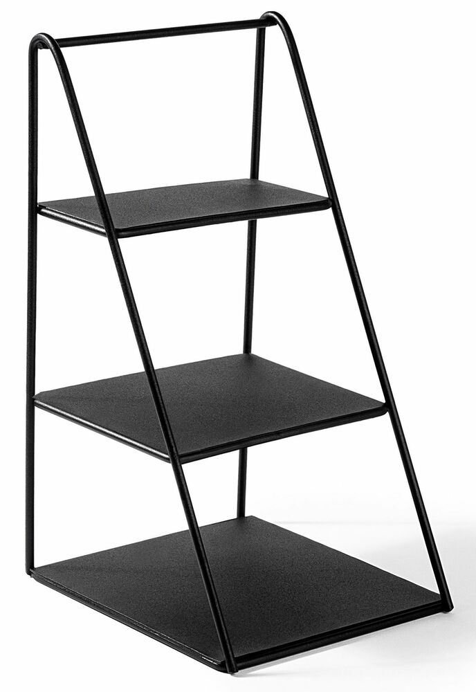 SELSEY Organizer Kalimnos metalowy czarny