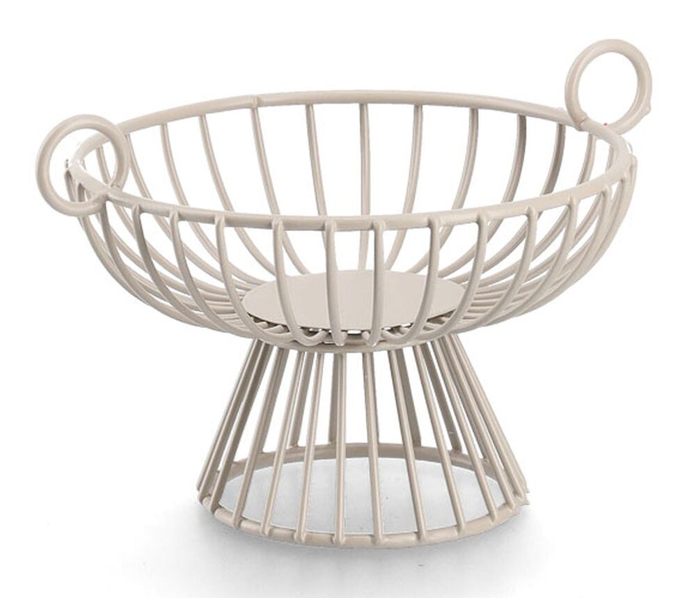 SELSEY Miska na owoce Flaira beżowa