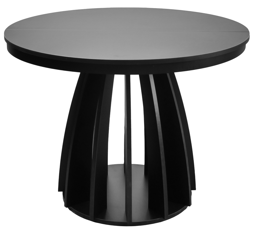 SELSEY Stół rozkładany do jadalni Diciffy 100-140x100 cm czarny