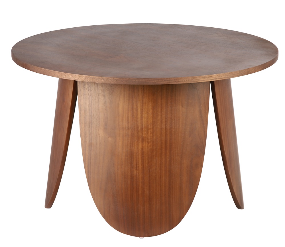 SELSEY Stolik kawowy okrągły Vivially średnica 80 cm orzech