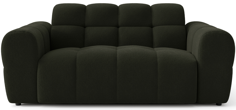 SELSEY Sofa dwuosobowa Monti oliwkowa szenil